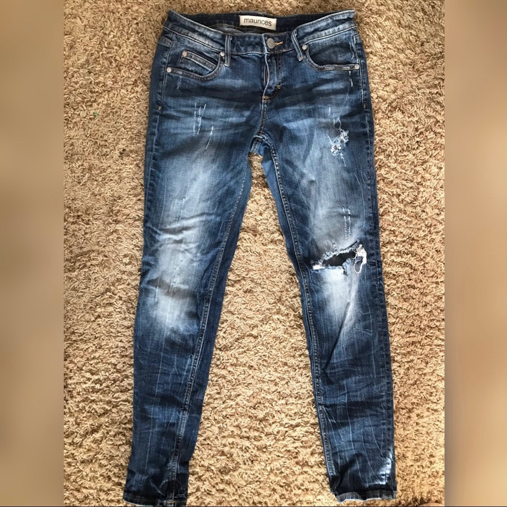 Maurices Destructed Denim